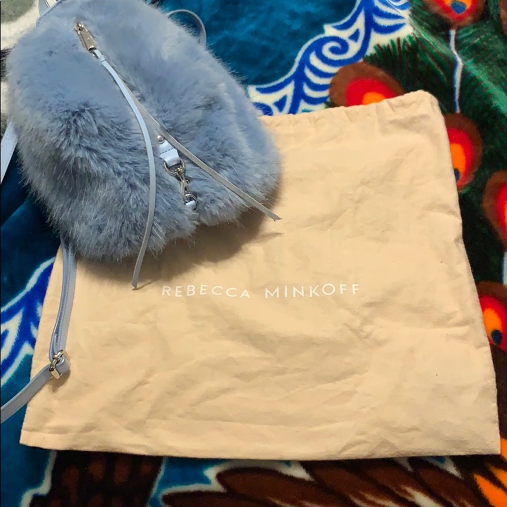 Faux Fur Convertible Mini Julian Backpack